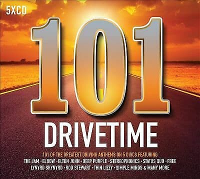 Various Artists : 101 Drivetime CD Box Set 5 discs (2017) Pre-Owned