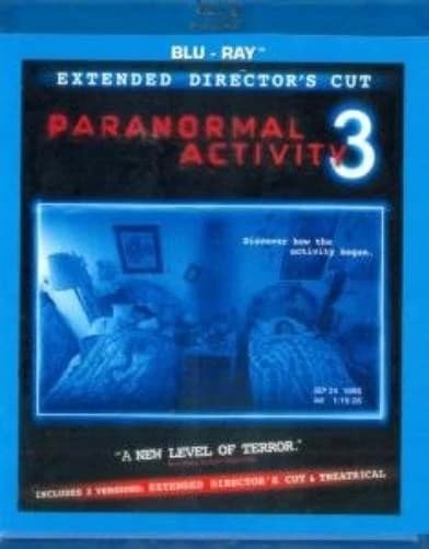 Paranormal Activity 3: Extended Cut (Bluray) Brand New