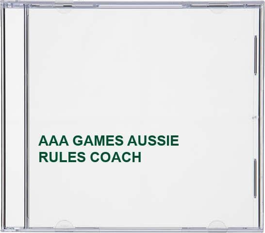 AAA GAMES AUSSIE RULES COACH - Game RNVG Pre-Owned