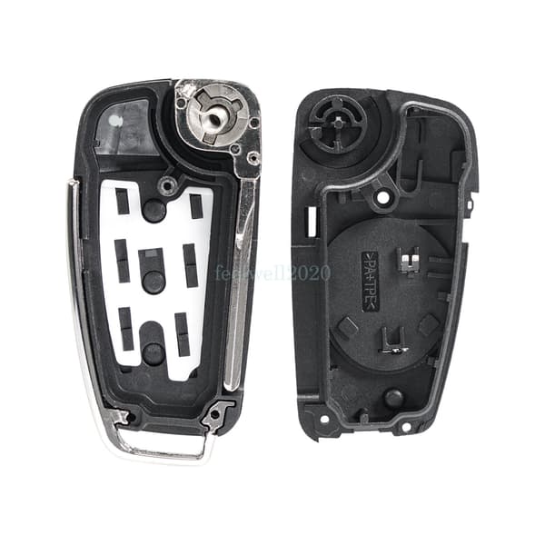 3Button Remote Flip Key Fob Case Shell For Audi A3 2008 2009 2010 2011 2012 2013