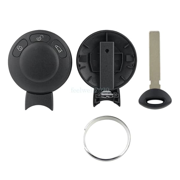 For BMW Mini Cooper 2007 - 2014 3 Button Keyless Remote Key Fob Case Cover Shell