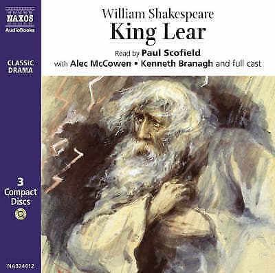 King Lear (Paul Scofield, Alec Mccowen, Kenneth Branagh) CD 3 discs (2002) Pre-Owned