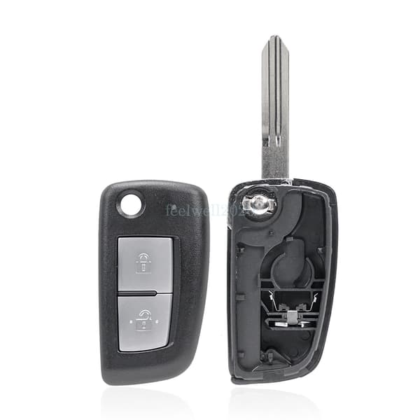 2Button for Nissan JUKE Flip Remote Key Fob Case Cover Shell 2013 2014 2015 2016