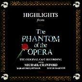 Highlights from Phantom of the Opera CD (1999) Pre-Owned