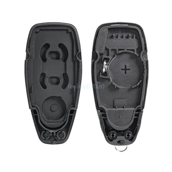Remote Fob Key Case Shell + Silicone Cover For Ford B-Max C-Max S-Max 2010-2015