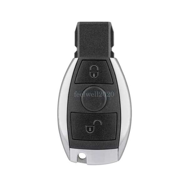 2 Button Smart Key Fob For Mercedes Benz A C E S ML SLK Class Remote Case +Blade