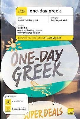 Teach Yourself One-day Greek (TY One Day) CD Pre-Owned
