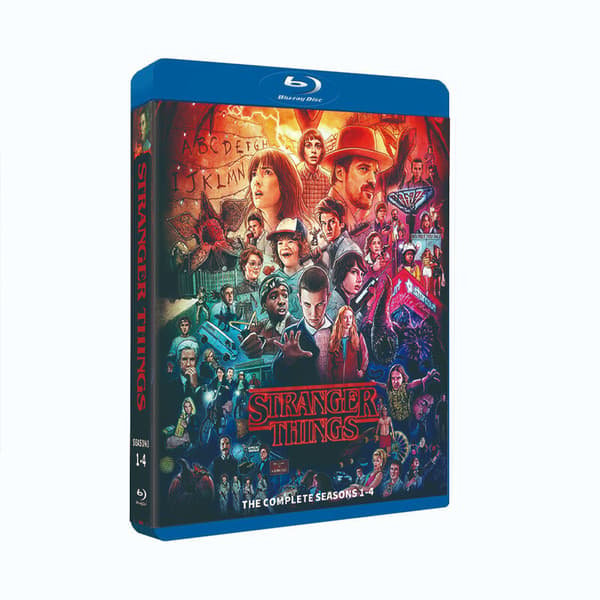 Stranger Things Sæson 1-4 Blu-Ray BD 9-disk Boks Sæt