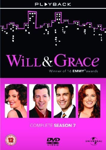 Will & Grace: Komplet Sæson 7 (2011) Eric McCormack (Brugt DVD, 4 diske)