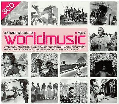 Various Artists : Beginners Guide to World Music - Vol. 2 CD 3 discs (2004) Pre-Owned