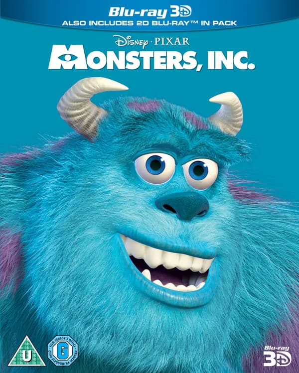 Monsters, Inc. [U] Bluray 3D Brand New