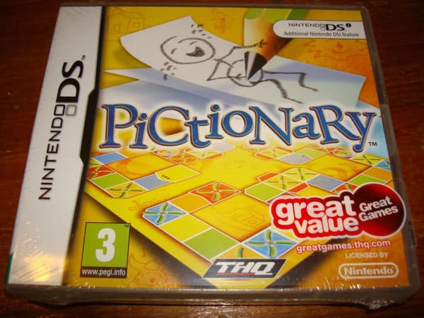 PICTIONARY & RE Nintendo DS Game Brand New