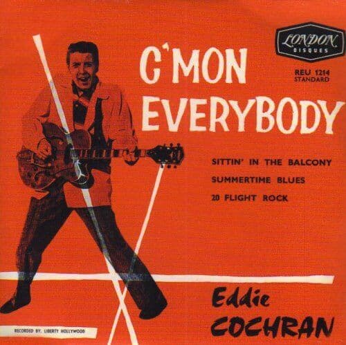 Eddie Cochran : Cmon Everybody: 20 Rock n Roll Classics CD Pre-Owned