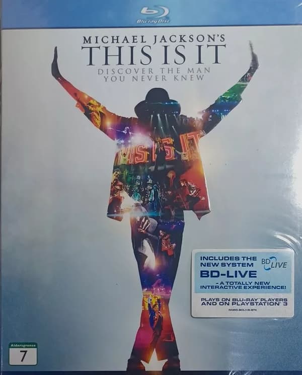 MICHAEL JACKSON'S THIS IS IT BLURAY EU IMPORT WITH ENGLISH LANGUAGE Brand New