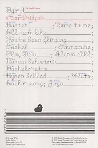 Bjrk: Live In Cambridge DVD (2001) Bjrk Cert E Pre-Owned Region 2