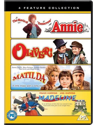 Annie/Oliver/Matilda/Madeline 4 DVD-box (2015)