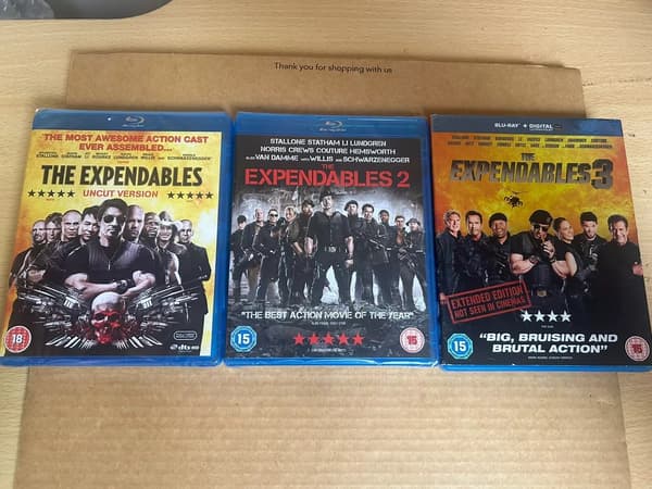 The Expendables Trilogy – Blu-ray Boxset, Stallone, Statham, Lundgren