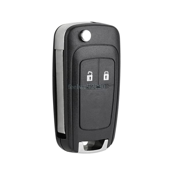 Flip Key Fob Case Shell for Opel Vauxhall Cascada 2013 2014 2015 2016 2017 2018