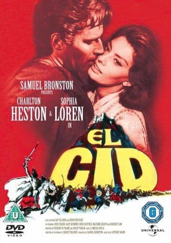 El Cid DVD (2005) Charlton Heston, Mann (DIR) Cert U Pre-Owned Region 2