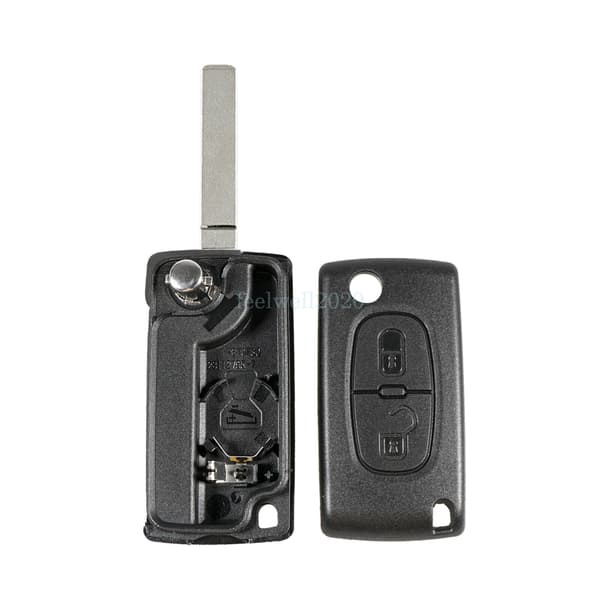 2 Button Remote Flip Key Fob Case Shell For Peugeot Partner 2009 2010 2011 2012