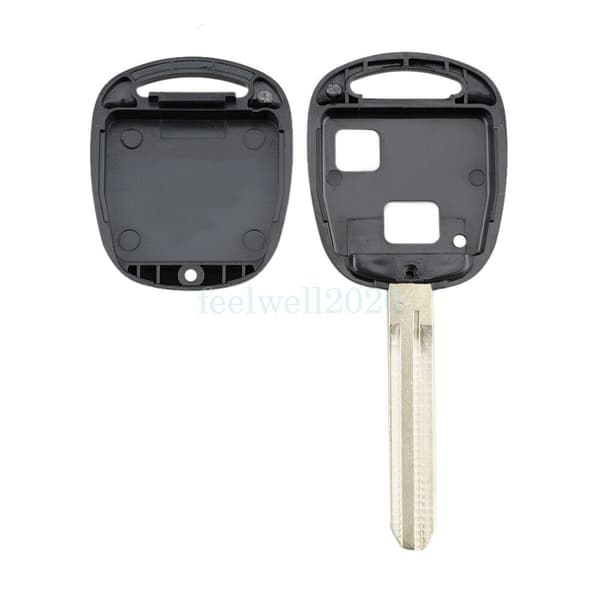 2Button Remote Key Fob Case Shell For Toyota Yaris 1999 2000 2001 2002 2003 2004