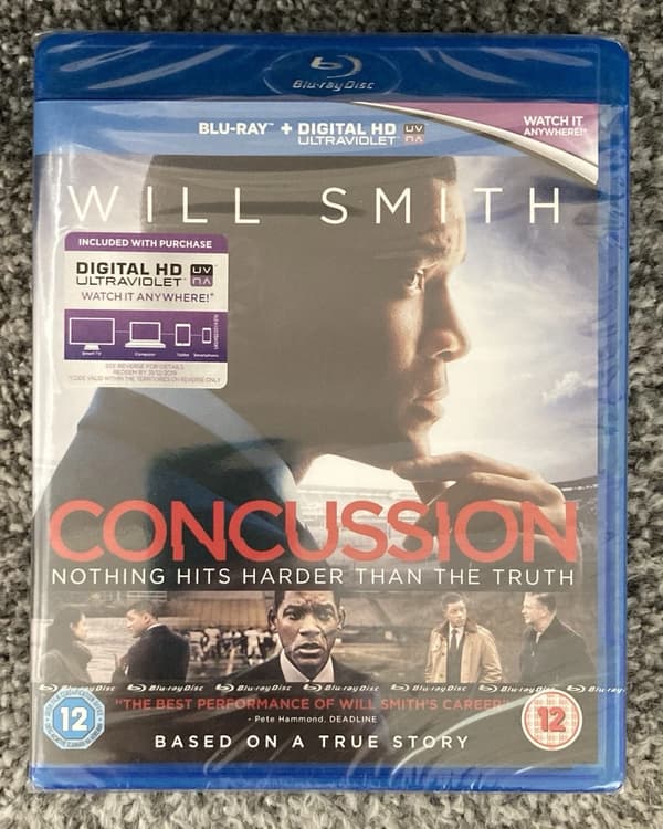Concussion Will Smith 2016 BluRay Brand New
