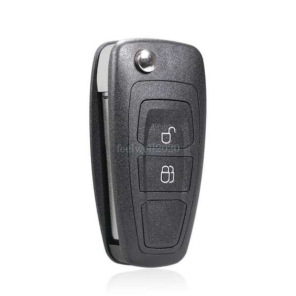 Replacement 2 Button Flip Remote Key Fob Case Shell for Ford Ranger 2011 - 2015