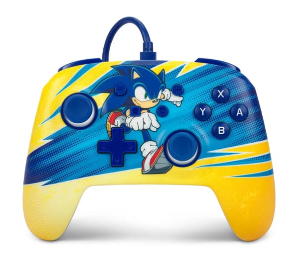 PowerA Enhanced Wired Controller for Nintendo Switch Sonic B (Nintendo Switch) Brand New