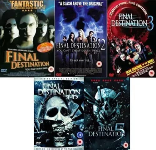 FINAL DESTINATION: Kokoelma 1-5 DVD