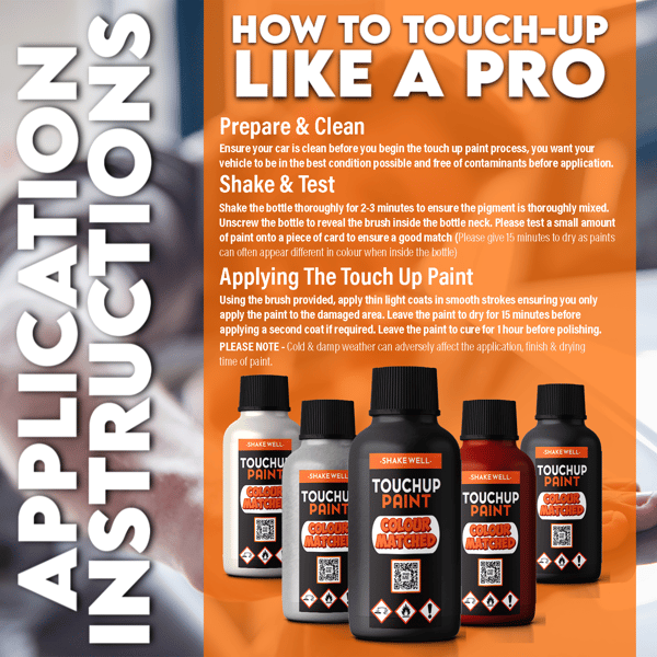 Touch Up Paint For Honda All Models Deep Opal Blue Metallic B615M 30ml Brush
