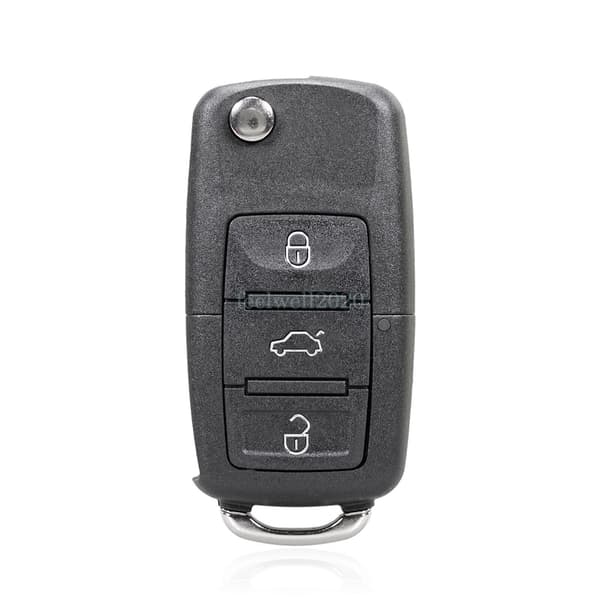2PCS 3 Button Remote Key Fob Shell For VW Polo Beetle Bora Caddy Eos Golf Plus