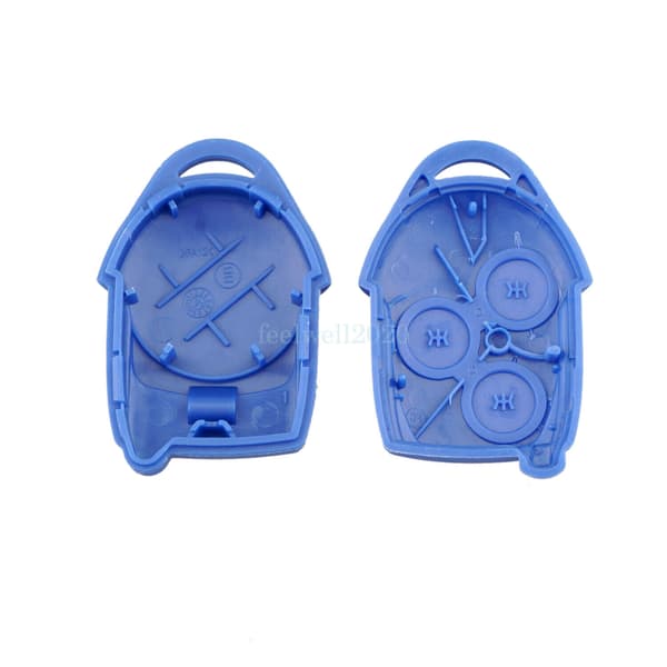 For Ford Transit MK7 Van 3 Button BLUE Remote Key Shell + Battery Repair Kit