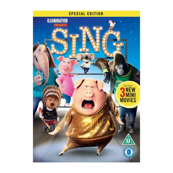 Sing [U] DVD - Animerad familjefilm