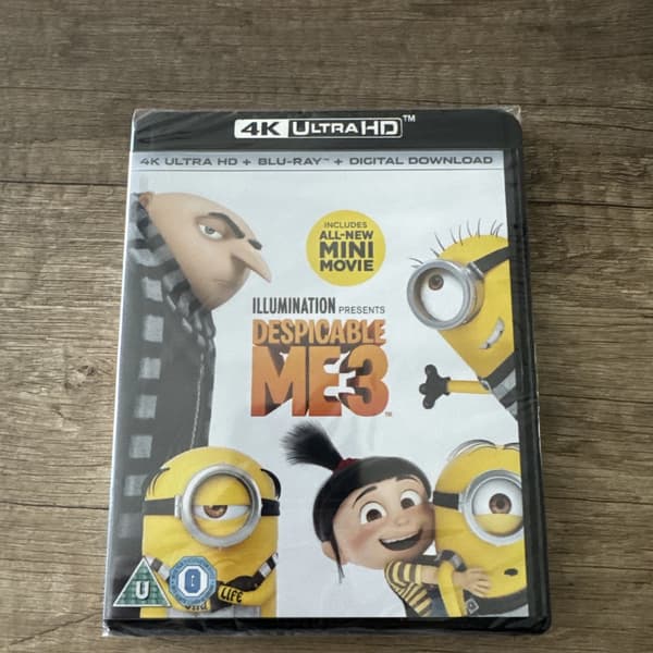 Despicable Me 3 4K UHD BLU RAY Brand New