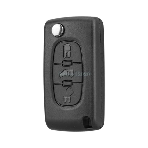 Flip Key Fob Case Shell For Citroen Dispatch Berlingo 2006 2007 2008 2009 2010