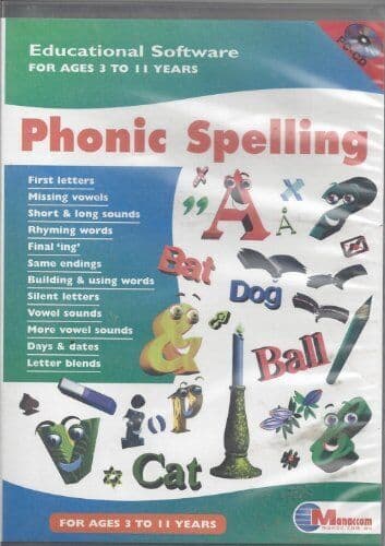 PHONIC SPELLING (for ages 3-11 Years / PC-CD) - Game YEVG Pre-Owned