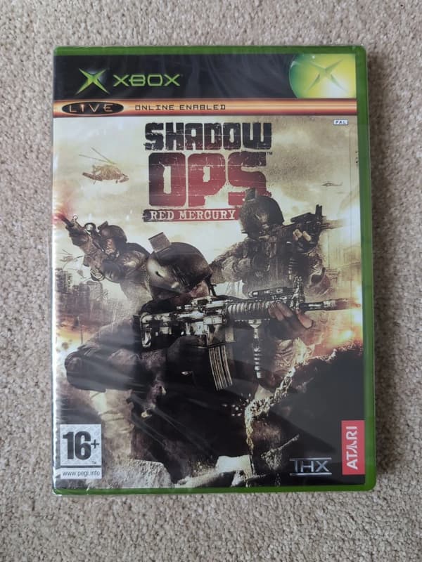 Shadow Ops Red Mercury Xbox Classic First Model Pal Brand New