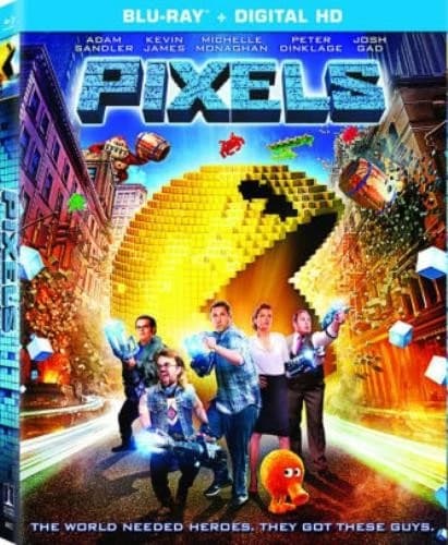 PIXELS Region A Blu Ray,US Import Brand New