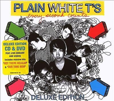 Plain White T's : Every Second Counts [cd + Dvd] CD 2 Discs (2008) Pre-Owned Region 2