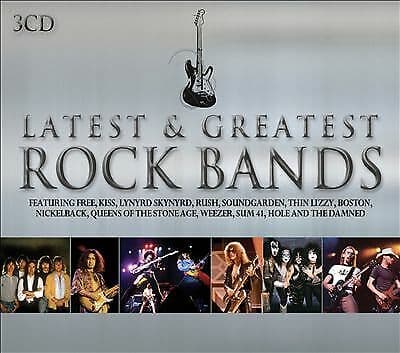Various Artists : Rock Bands CD Box Set 3 discs (2011) Pre-Owned