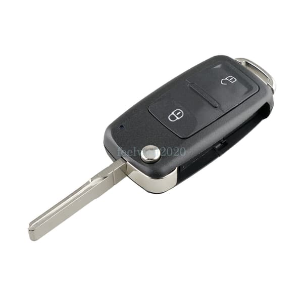 2 Button Flip Remote Key Fob Shell Case For VW Transporter T6 Amarok Polo Golf