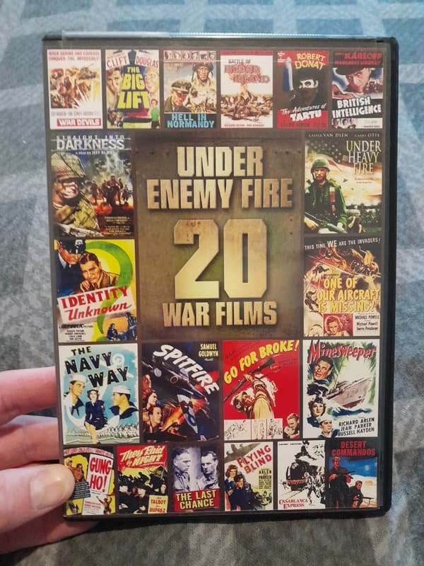 Under Enemy Fire - 20 Krigsfilmer - 4 Boxset DVD