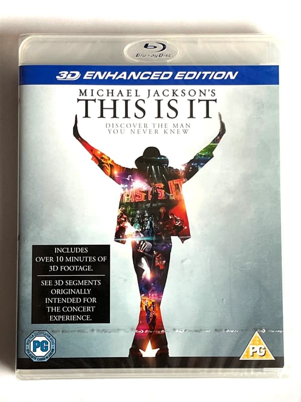 THIS IS IT BY MICHAEL JACKSON 3D ENHANCED EDITION (2009) / Brand New