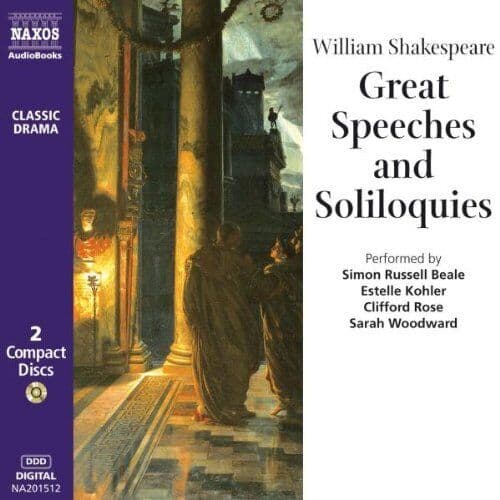 Woodward : GREAT SPEECHES & SOLILOQUES CD Pre-Owned