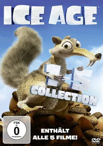 Ice Age: Bokssett Del 1-5 (DVD)