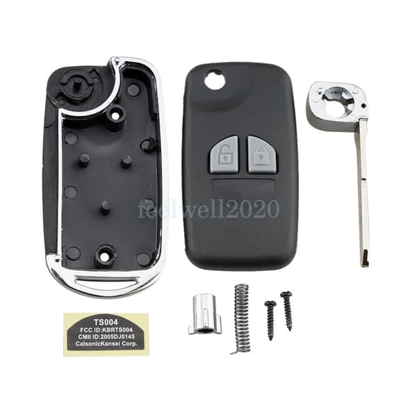 For Suzuki Swift Igins Grand Vitara 2 Button Upgrade Remote Key Fob Case Shell