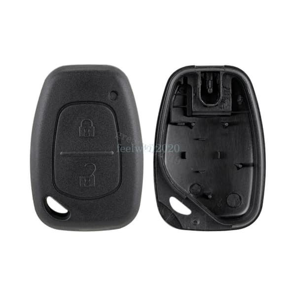 2 Button Remote Key Fob Case Shell + Switches For Renault Master Traffic Kangoo