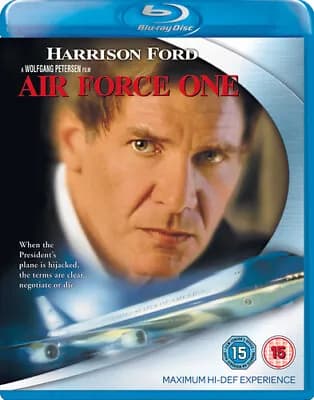 Air Force One (1997) Blu-Ray - Harrison Ford, Cert 15