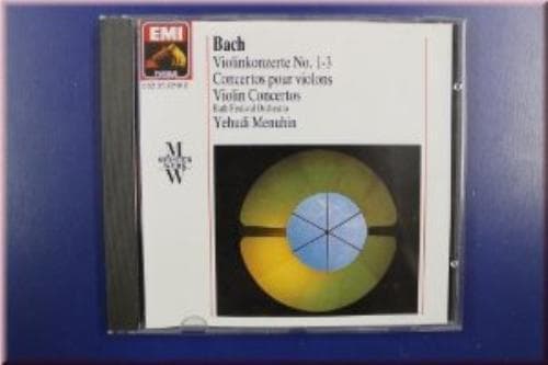 Unknown Artist : Yehudi Menuhin: Bach - Violinkonzerte 1- CD Pre-Owned