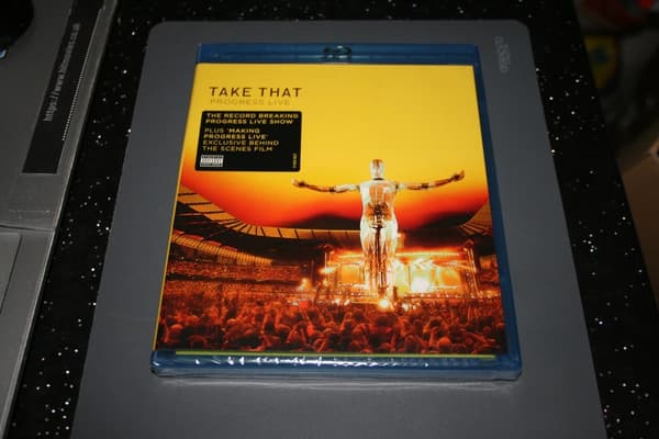 Take That Progress Live (Bluray, 2011) . Cert E. Brand New
